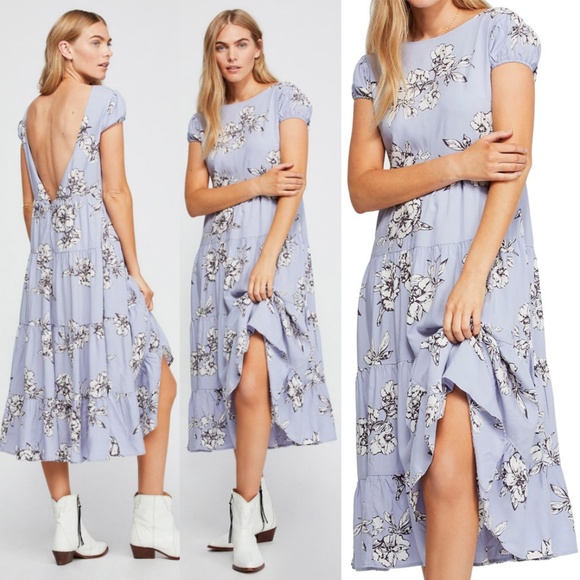 Free People Dresses & Skirts - NEW Free People Rita Tiered Floral Midi Dress $128